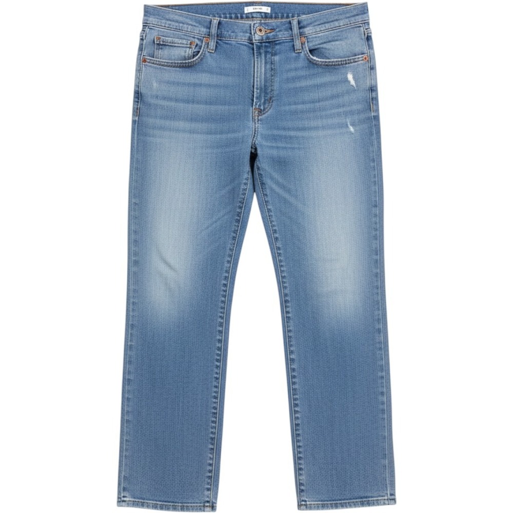 Levis Boyfriend Jeans Light Wash Blue Distressed Straight Leg Size 31 Classic